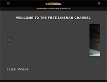 Tablet Screenshot of linemanchannel.com